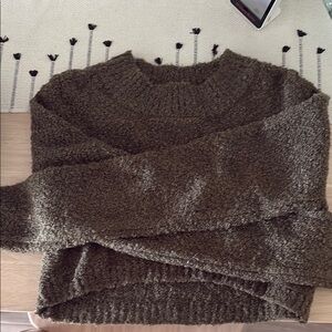 Wild Fable Textured Olive Sweater
